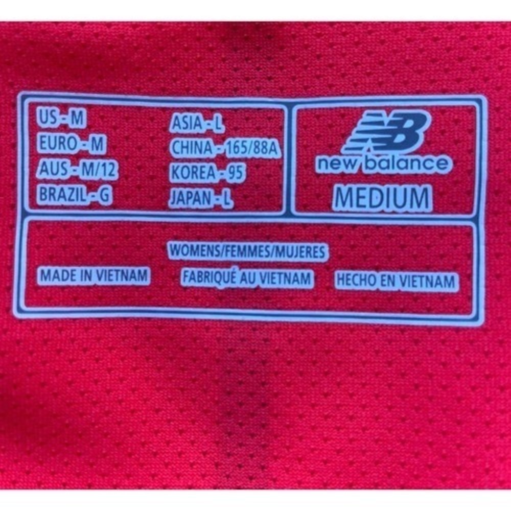 New Balance Performance Sweater Orange Workout Athleisure Medium Yoga Running View 3